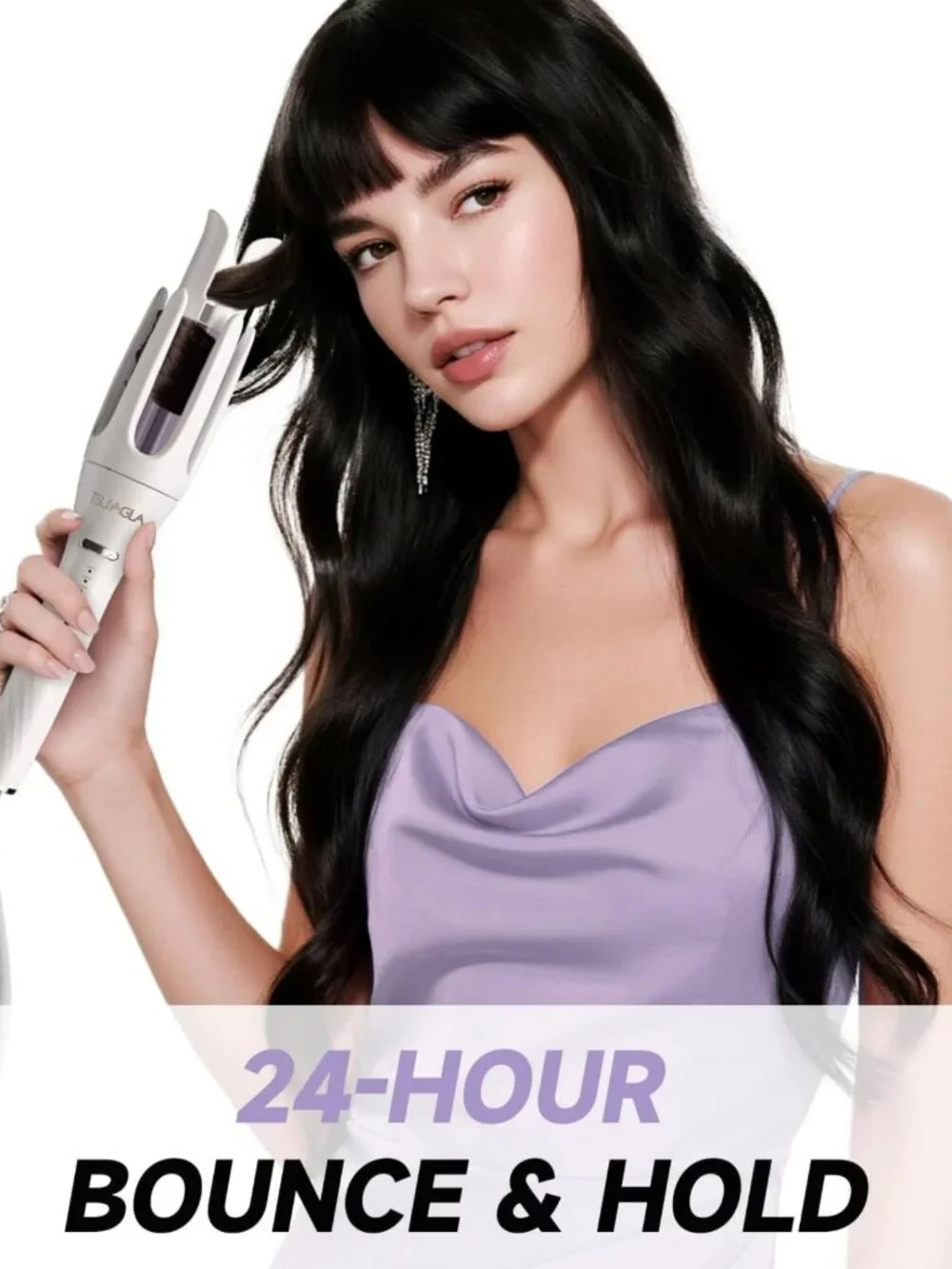 3-in-1 Automatic Curling Iron Set, Versatile Hair Curlers with 1